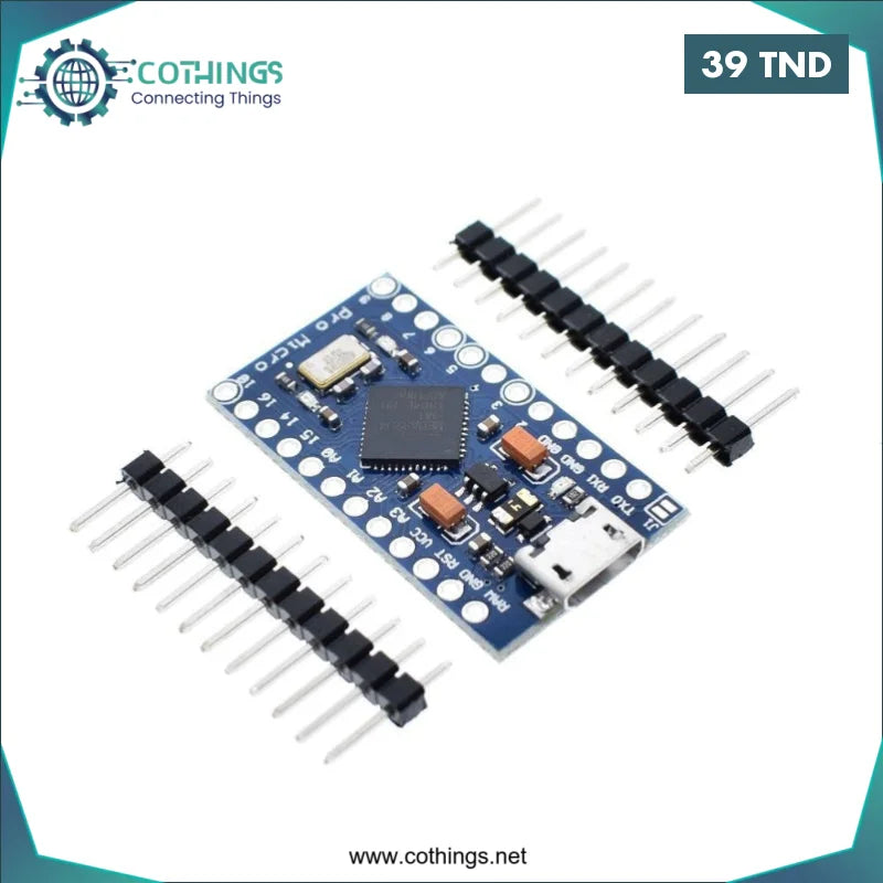 Acheter Carte de Développement Arduino Pro Micro ATmega32U4 5V/16MHz - Mini MCU Leonardo en Tunisie -  Disponible au meilleur prix sur CoThings