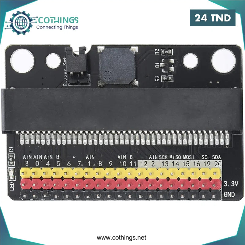 Acheter Carte d’extension Micro:bit IO IOBIT Prise en charge de l’alimentation 3.3v en Tunisie -  Disponible au meilleur prix sur CoThings