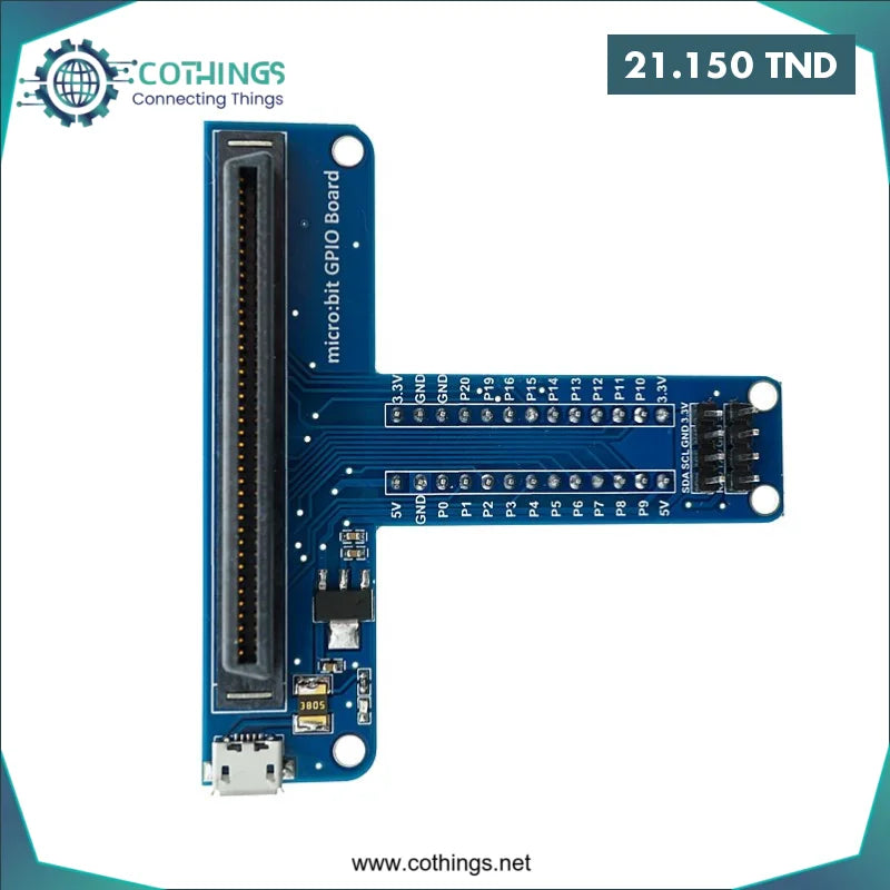 Acheter Carte GPIO Micro: bit de type T en Tunisie -  Disponible au meilleur prix sur CoThings
