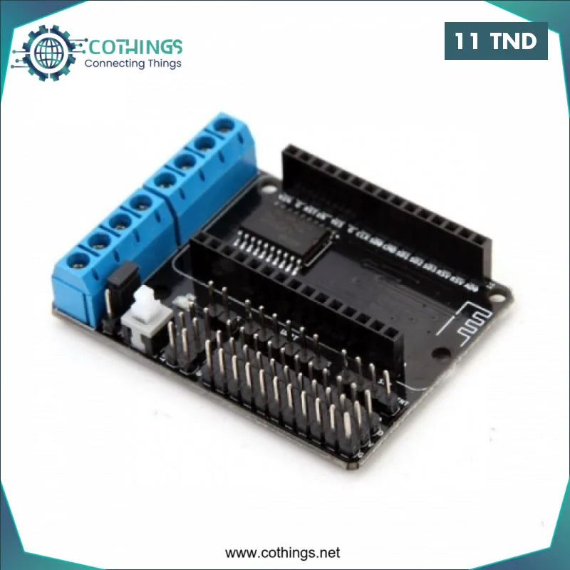Acheter Carte de pilote de moteur L293D pour NodeMcu WiFi ESP8266 Lua ESP12E en Tunisie -  Disponible au meilleur prix sur CoThings