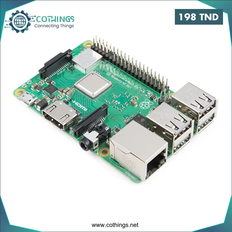 Acheter Carte Raspberry Pi 3 Model B+ 1GB en Tunisie -  Disponible au meilleur prix sur CoThings