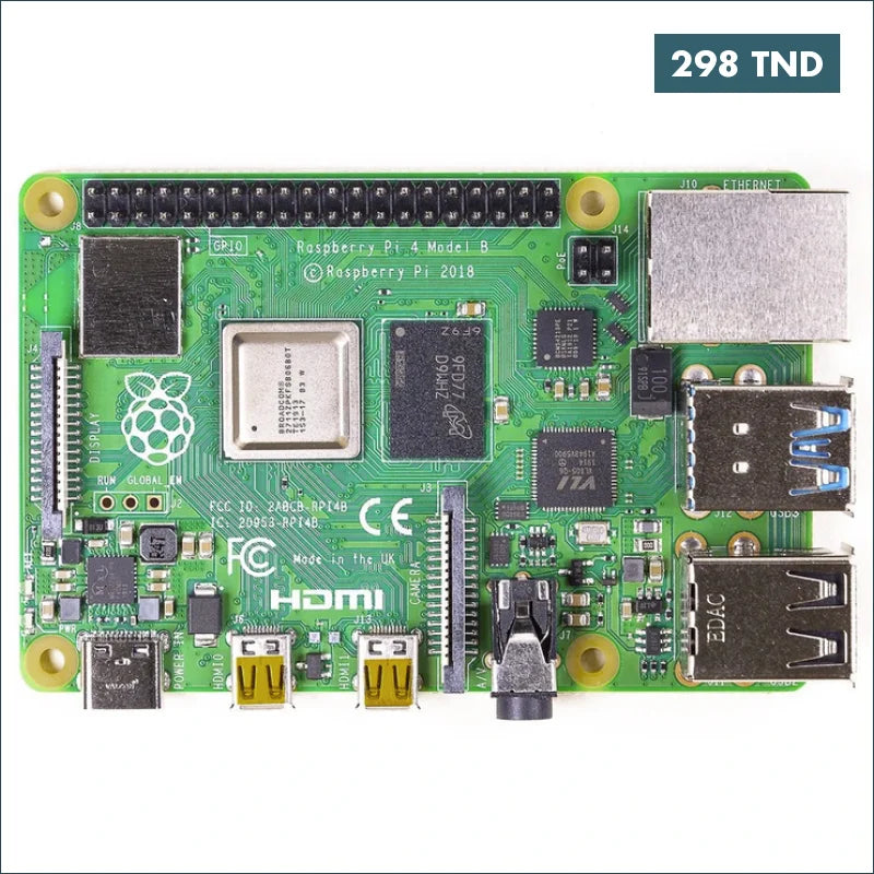 Acheter Carte Raspberry PI 4 4GB Model B en Tunisie -  Disponible au meilleur prix sur CoThings
