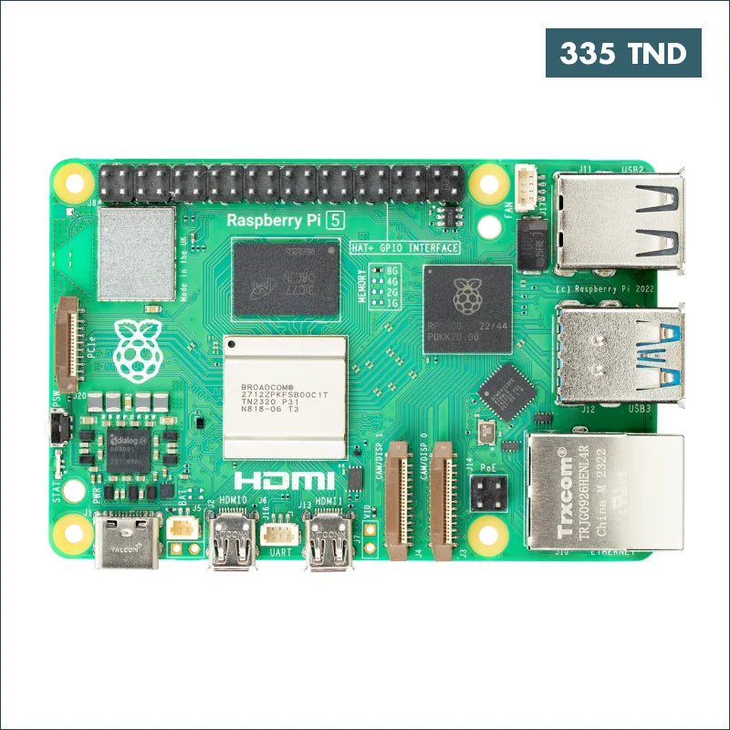 Acheter Carte Raspberry PI 5 4GB en Tunisie -  Disponible au meilleur prix sur CoThings