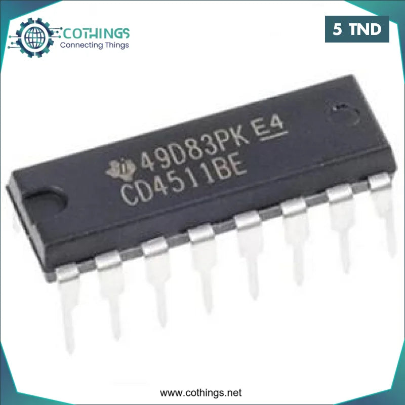 Acheter CD4511BE d’origine en Tunisie -  Disponible au meilleur prix sur CoThings
