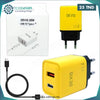 Acheter Chargeur Type-C 25W 2 Ports MUJU en Tunisie - Disponible au meilleur prix sur CoThings