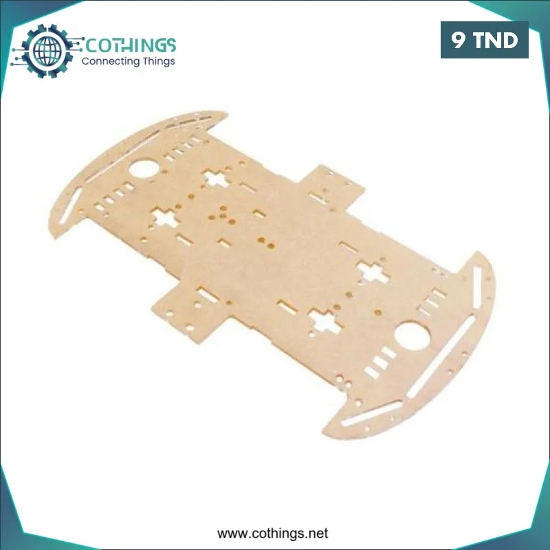 Acheter Châssis transparent pour voiture robotisée intelligente à 4 roues motrices en Tunisie -  Disponible au meilleur prix sur CoThings