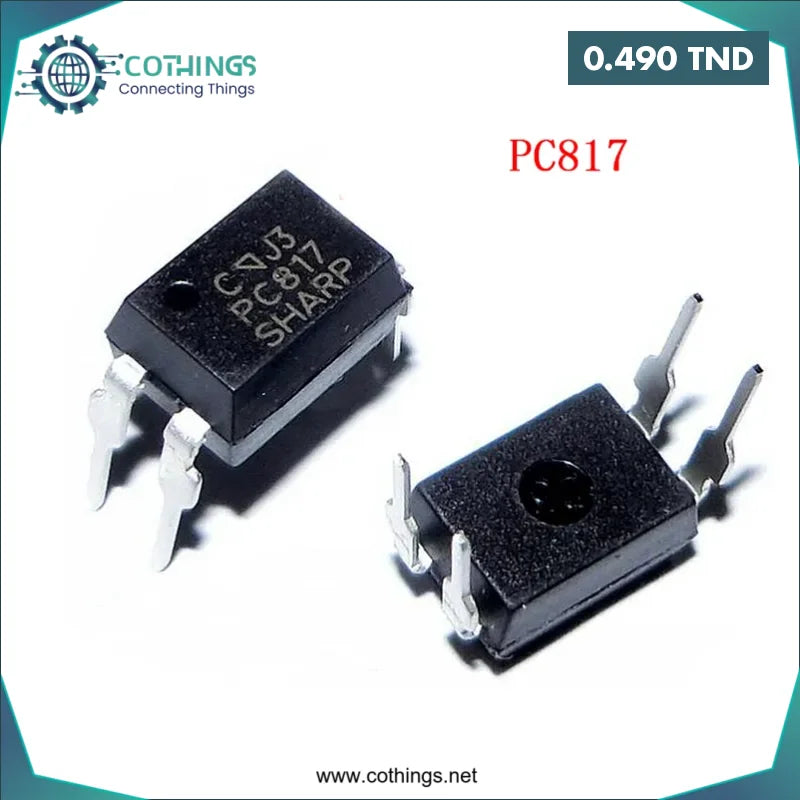 Acheter Circuit Intégré DIP PC817 D’origine en Tunisie -  Disponible au meilleur prix sur CoThings