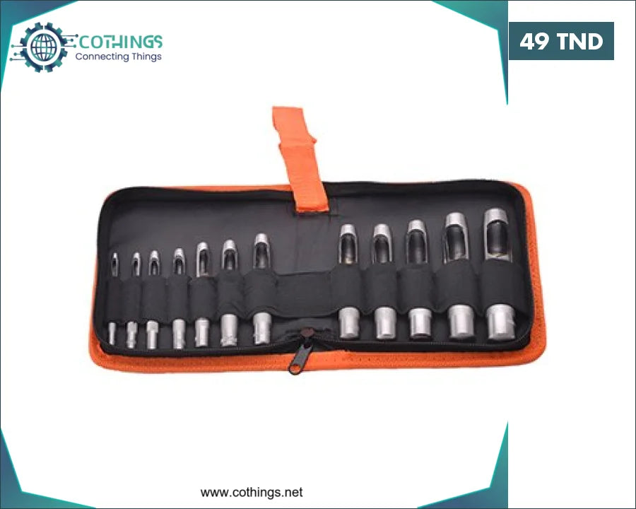 Acheter Coffret de 12 poinçons creux 3-16 mm et étui Harden en Tunisie -  Disponible au meilleur prix sur CoThings
