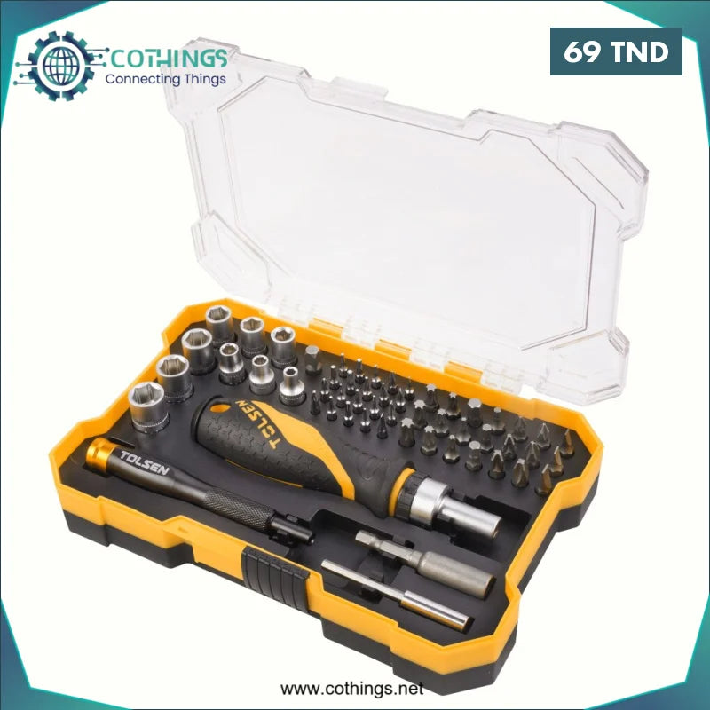 Acheter Coffret 56 embouts et douilles TOLSEN en Tunisie -  Disponible au meilleur prix sur CoThings