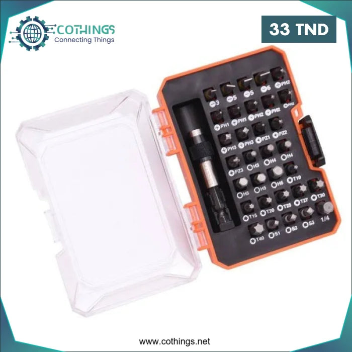 Acheter Coffret de tournevis avec 33 embouts HARDEN 550833 en Tunisie -  Disponible au meilleur prix sur CoThings
