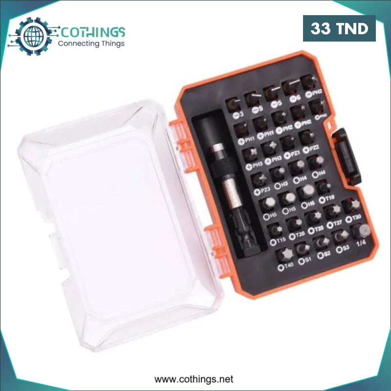 Acheter Coffret de tournevis avec 33 embouts HARDEN 550833 en Tunisie -  Disponible au meilleur prix sur CoThings