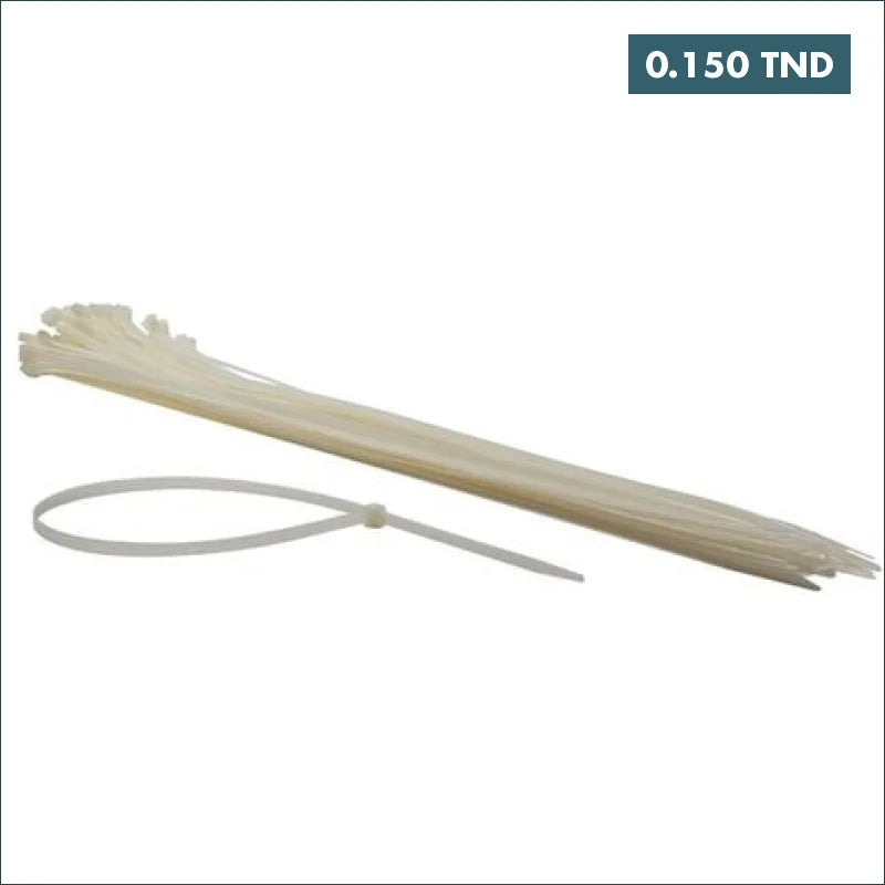 Acheter COLLIER DE SERRAGE POLYAMIDE 200mm 4.75mm en Tunisie -  Disponible au meilleur prix sur CoThings