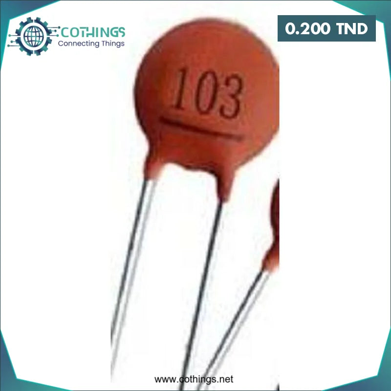 Acheter Condensateur en céramique 2PF-0.1UF 50V en Tunisie -  Disponible au meilleur prix sur CoThings