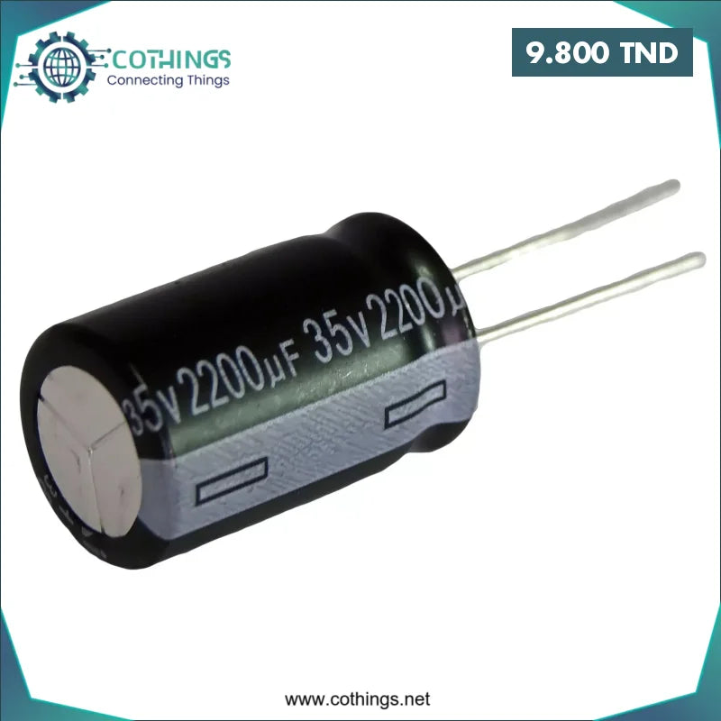 Acheter Condensateur chimique 2200 µF/250 V en Tunisie -  Disponible au meilleur prix sur CoThings