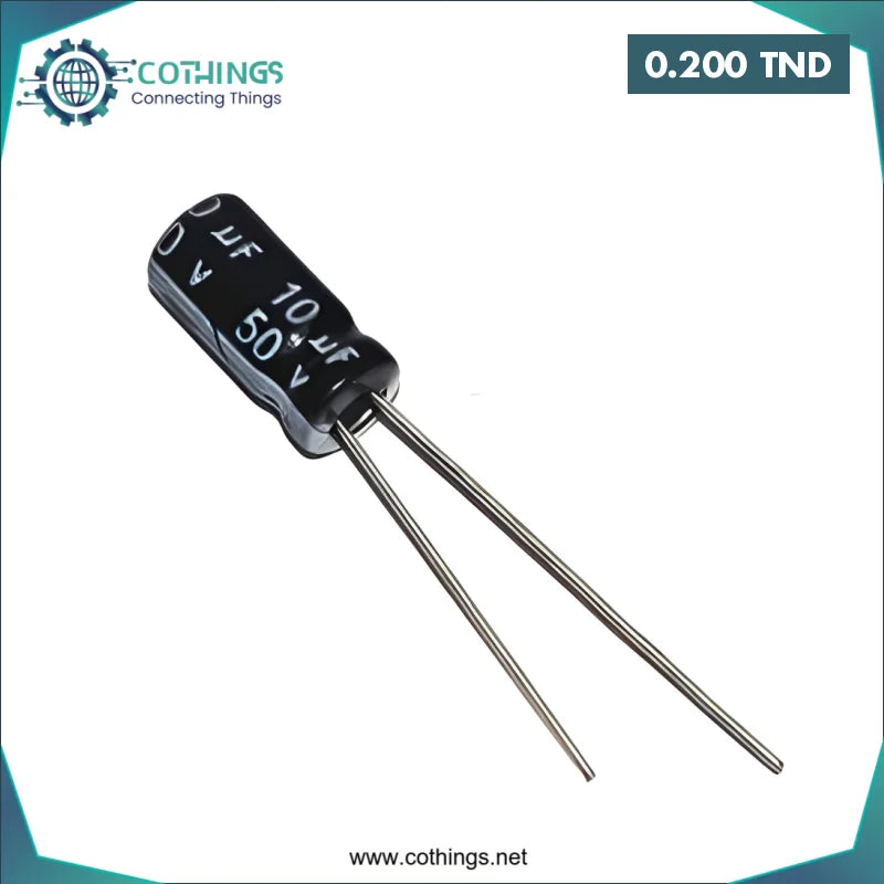 Acheter Condensateur électrolytique 1UF 2.2UF 3.3UF 4.7UF 10UF 22UF 33UF 47UF 100UF 220UF en Tunisie -  Disponible au meilleur prix sur CoThings