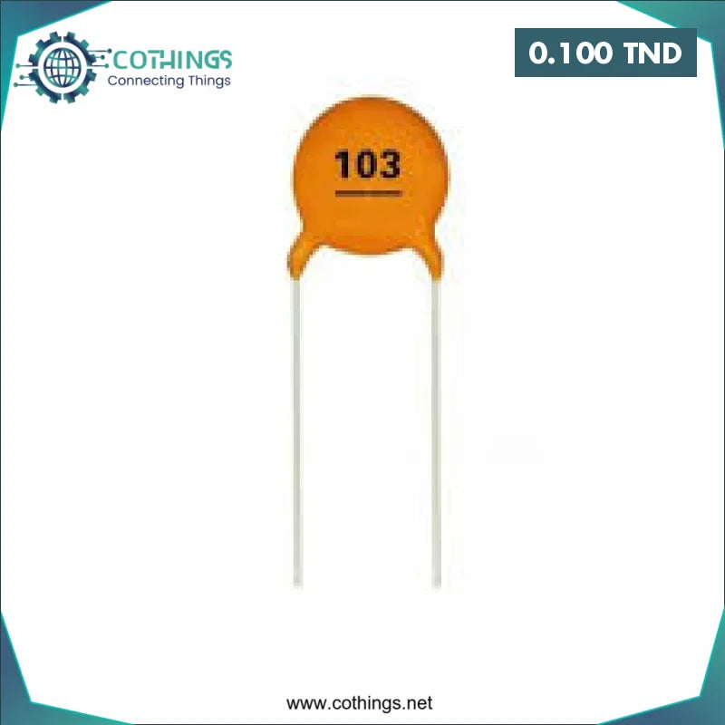 Acheter Condensateurs céramiques à disque 103pf/10nf/0,01uf 50V en Tunisie -  Disponible au meilleur prix sur CoThings