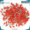 Acheter Connecteur de fil électrique rouge E1508, borne isolée, nuits, fin, 100 pièces/paquet en Tunisie - Disponible au meilleur prix sur CoThings