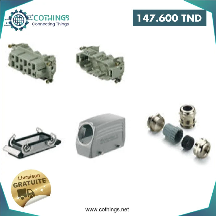 Acheter Connecteur Rectangulaire HDC-KIT-HE 06.100 Weidmüller en Tunisie -  Disponible au meilleur prix sur CoThings