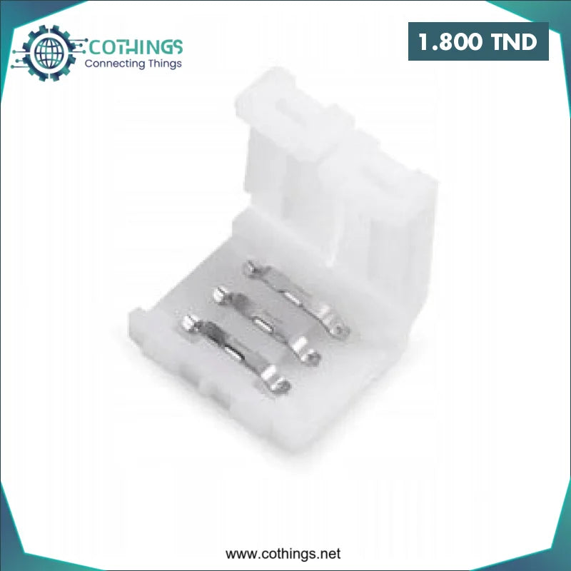 Acheter Connecteur de ruban Led 3 broches en Tunisie -  Disponible au meilleur prix sur CoThings