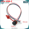 Acheter connecteur USB-C 4pin type-c à PH2.0 avec plaque à pression d’écrou femelle 3A en Tunisie - Disponible au meilleur prix sur CoThings