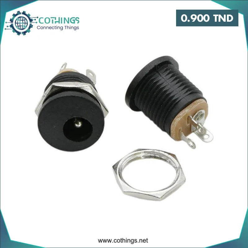 Acheter Connecteurs étanches à 3 broches, Prise Jack DC022 en Tunisie -  Disponible au meilleur prix sur CoThings
