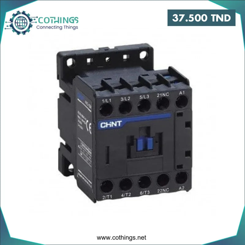 Acheter CONTACTEUR 3P+1NO NC1-0910 220V 50/60Hz CHINT en Tunisie -  Disponible au meilleur prix sur CoThings