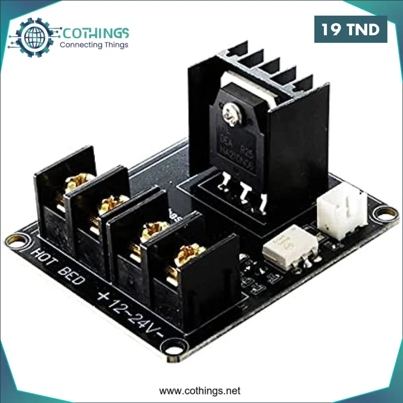 Acheter Contrôleur de chauffage MKS MOS25 V1.0 pour extrudeuse à lit chauffant module MOS supporte grand courant 25A en Tunisie -  Disponible au meilleur prix sur CoThings