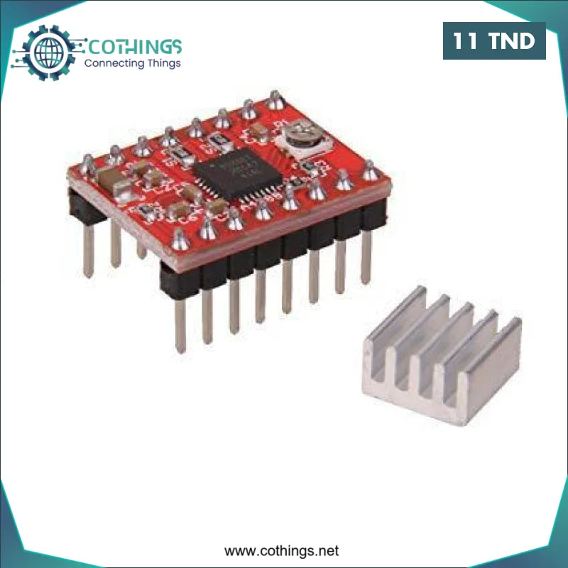 Acheter Contrôleur Moteur Pas à Pas avec A4988 - 2,0 en Tunisie -  Disponible au meilleur prix sur CoThings