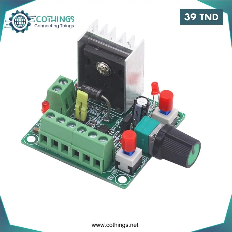 Acheter Contrôleur moteur pas à pas avec contrôleur de vitesse, commande de marche avant et arrière, en Tunisie -  Disponible au meilleur prix sur CoThings