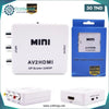 Acheter Convertisseur RCA vers HDMI - Adaptateur vidéo Mini AV - Compatible 1080P - Blanc en Tunisie - Disponible au meilleur prix sur CoThings
