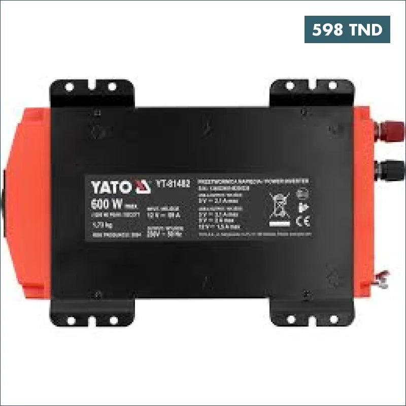 Acheter Convertisseur de tension 600w DC12V AC230V en Tunisie -  Disponible au meilleur prix sur CoThings