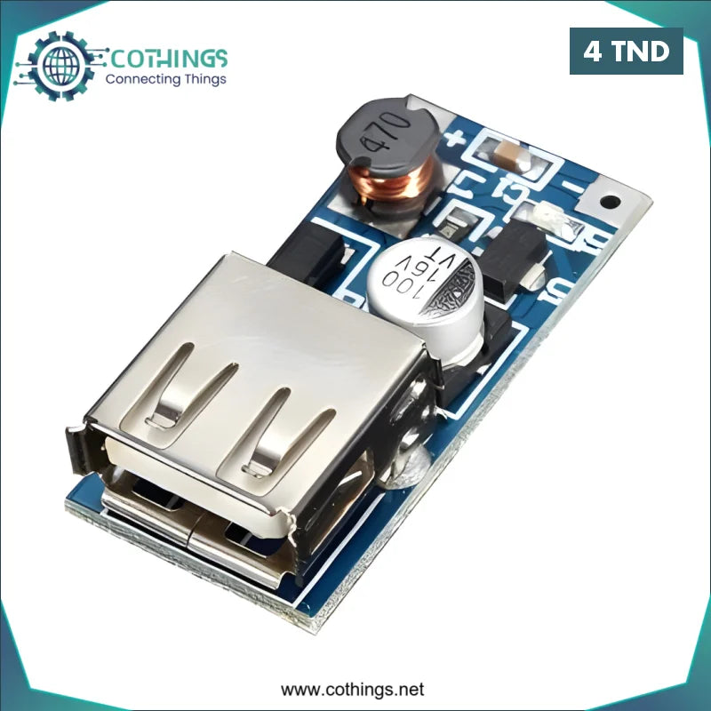 Acheter Convertisseur De Tension Step Up Booster USB DC-DC (0.9V ~ 5V) Vers 5V 600MA en Tunisie -  Disponible au meilleur prix sur CoThings
