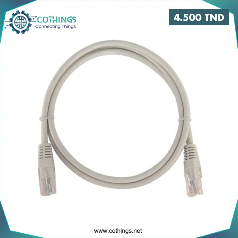 Acheter Cordon De Brassage Cat6 FTP Gris 1 M en Tunisie -  Disponible au meilleur prix sur CoThings
