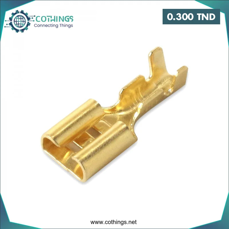 Acheter Cosse Femelle 6.3 x 0.8 en Tunisie -  Disponible au meilleur prix sur CoThings