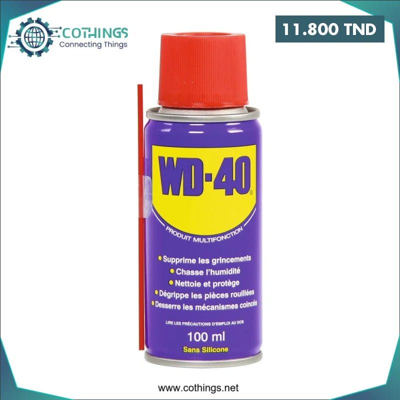 Acheter Degrippant 100ml WD-40 PRO en Tunisie -  Disponible au meilleur prix sur CoThings