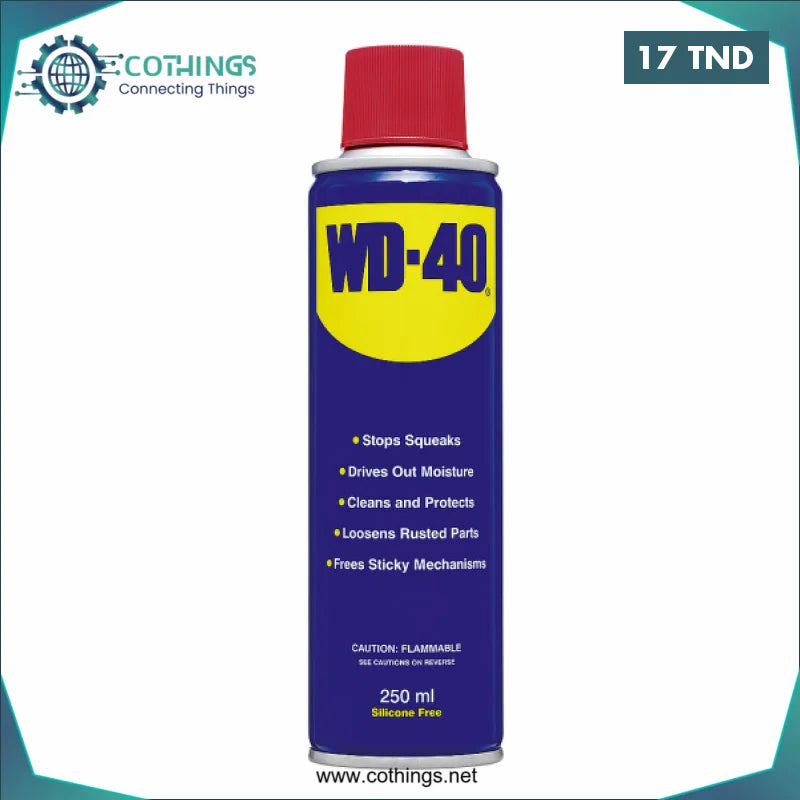 Acheter Degrippant WD-40 250ml PRO en Tunisie -  Disponible au meilleur prix sur CoThings