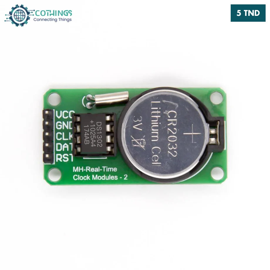 4 Modules Horloge Temps Réel Haute Précision Avec Mémoire - Compatible 3.3V à 5V Pour Arduino/Raspberry