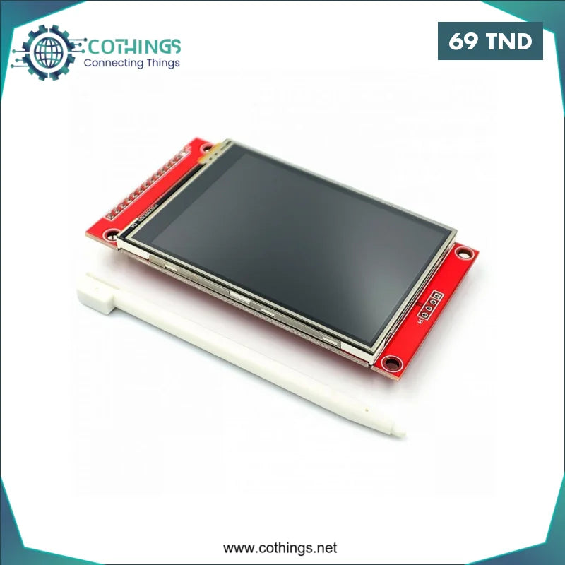 Acheter Écran d’affichage LCD TFT avec panneau tactile, 3.5 pouces, 480x320 en Tunisie -  Disponible au meilleur prix sur CoThings