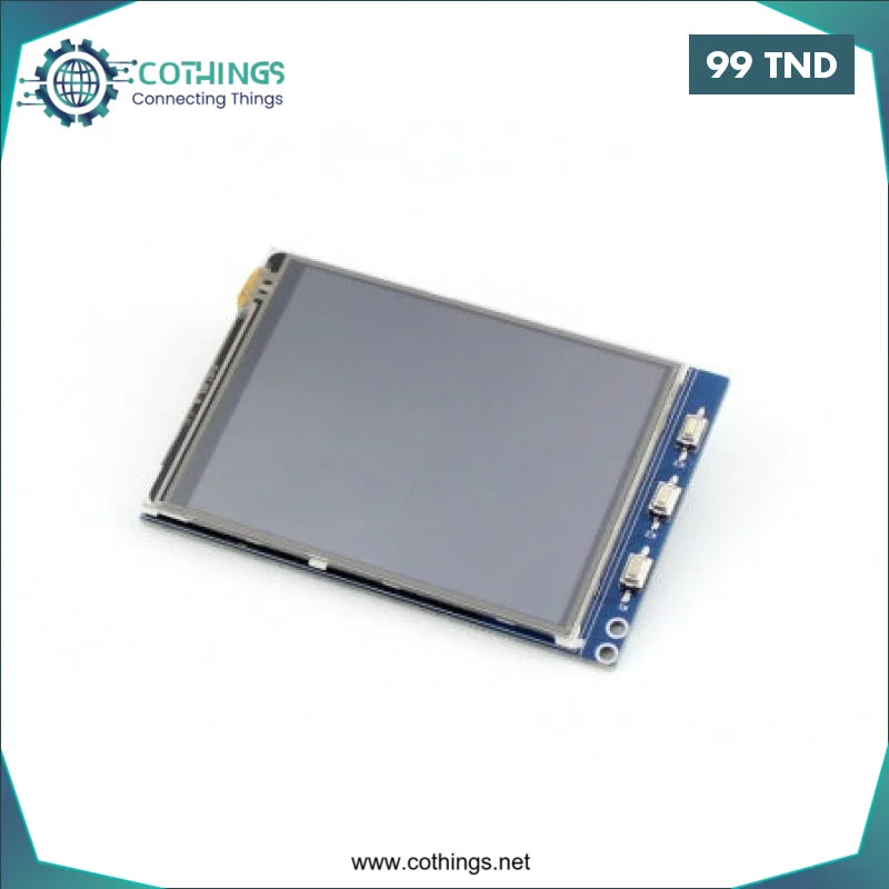 Acheter Écran Tactile LCD 3.2 pouces (B) 320x240 pour Rasberry PI en Tunisie -  Disponible au meilleur prix sur CoThings
