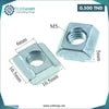 Acheter ÉCROU EN T À COULISSANTE STANDARD EUROPÉEN-M5x10.5x6 POUR 20 * 20 MM en Tunisie - Disponible au meilleur prix sur CoThings