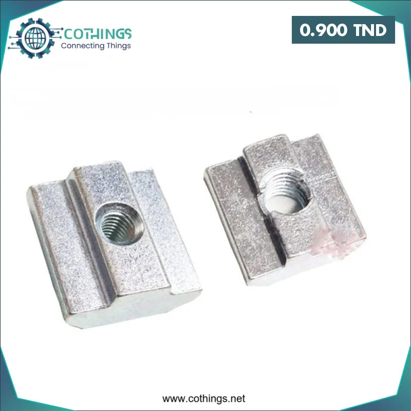 Acheter Écrou en T européen standard M3x10x6 mm en Tunisie -  Disponible au meilleur prix sur CoThings