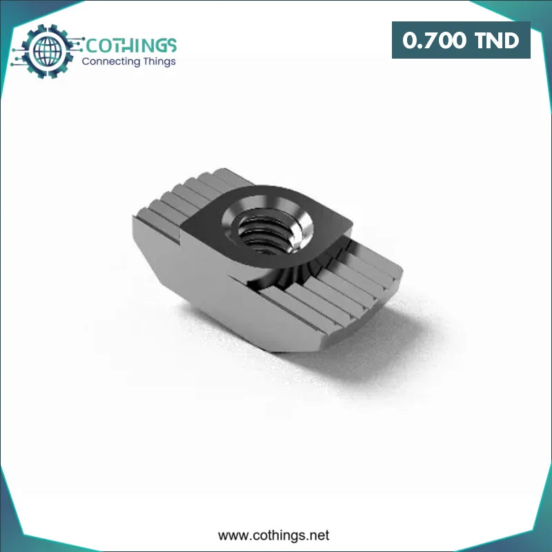 Acheter Ecrou a Tete De Marteau 10 Rainures Pour Profil Aluminium 40x40 T=M5 en Tunisie -  Disponible au meilleur prix sur CoThings