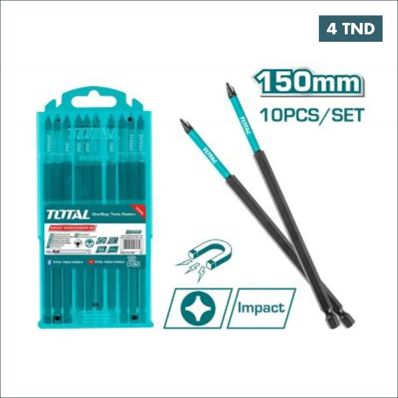 Acheter Embout visseuse PH2 150mm Total (1 pièce) en Tunisie -  Disponible au meilleur prix sur CoThings