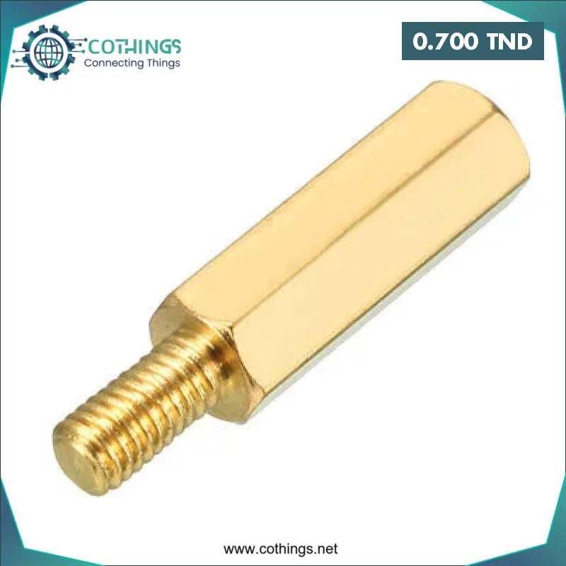 Acheter Entretoise en Cuivre/Laiton - M2,5x8+6mm en Tunisie -  Disponible au meilleur prix sur CoThings