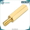 Acheter Entretoise en Cuivre/Laiton - M2,5x8+6mm en Tunisie - Disponible au meilleur prix sur CoThings