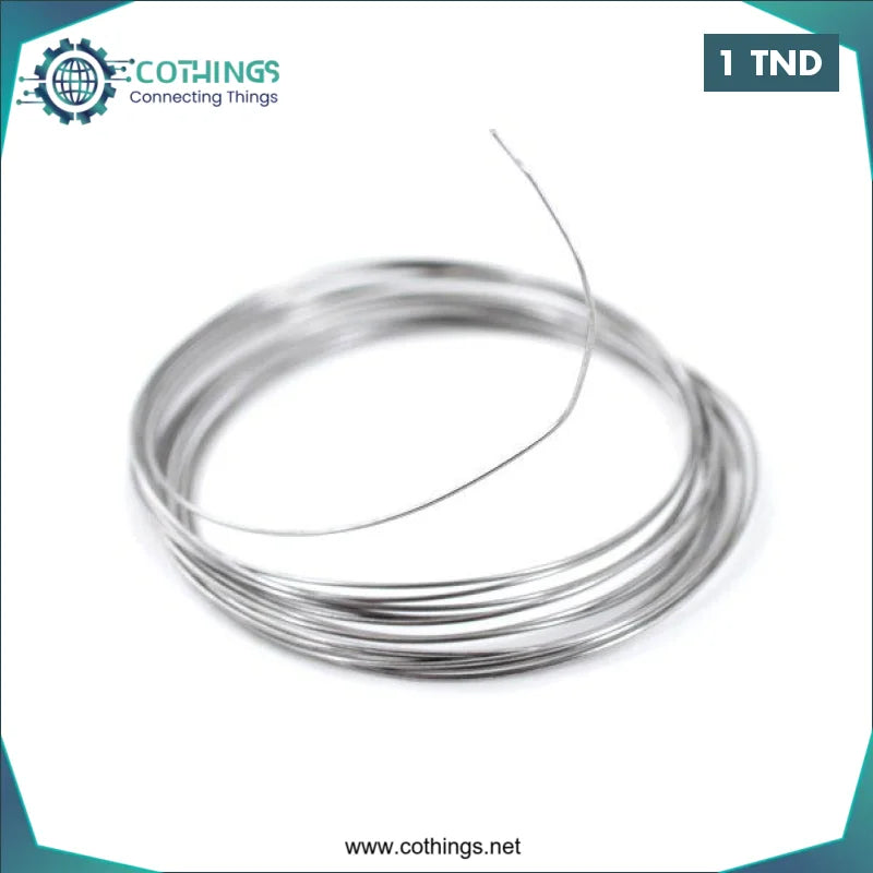 Acheter Etain 0.8mm 2% Flux (1 Mètre) en Tunisie -  Disponible au meilleur prix sur CoThings