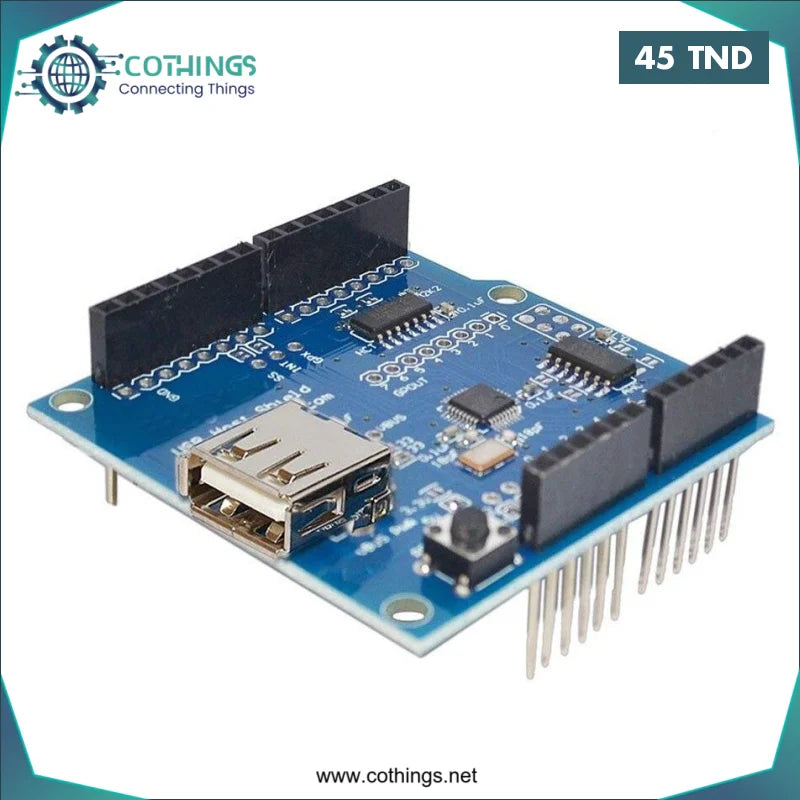 Acheter FAYM-Z1302 USB Host Shield 2.0 (Suppot Google ADK) Pour Arduino UNO Et MEGA en Tunisie -  Disponible au meilleur prix sur CoThings
