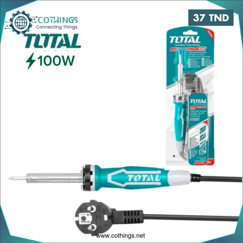 Acheter Fer a souder TOTAL 100W en Tunisie -  Disponible au meilleur prix sur CoThings