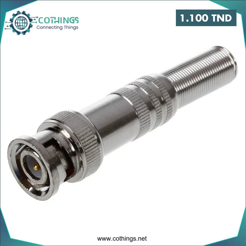 Acheter Fiche connecteur BNC pour cable coaxial en Tunisie -  Disponible au meilleur prix sur CoThings