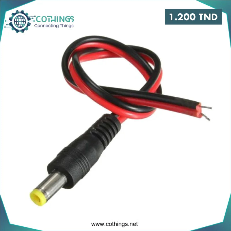 Acheter Fiche d’alimentation jack pour camera en Tunisie -  Disponible au meilleur prix sur CoThings